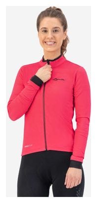 Maillot Manches Longues Velo Rogelli Essential - Femme - Cerise