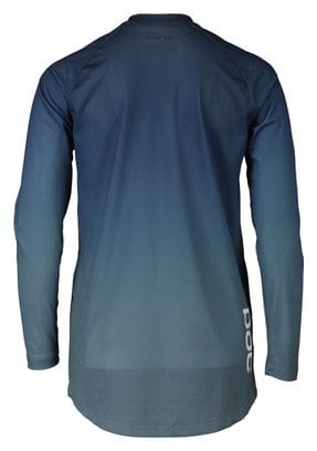 Women's Poc Essential MTB Lite Blue Long Sleeve Jersey