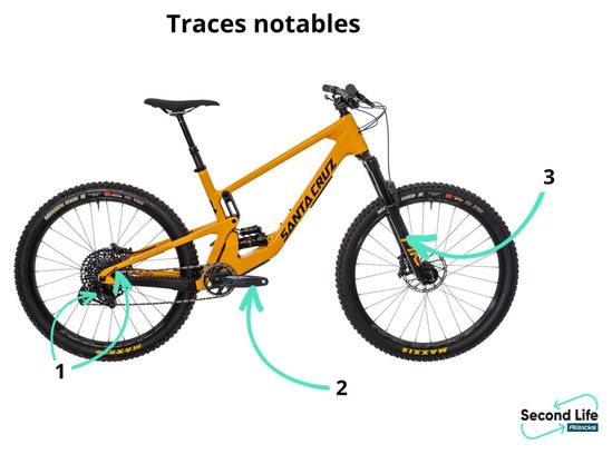 Refurbished Product - Santa Cruz 5010 v4 Carbon CC All Mountain Bike Sram  GX Eagle 12V 27,5'' Yellow/Black 2021 | Alltricks.com