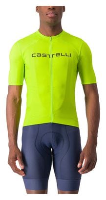 Castelli Elements Short Sleeve Jersey Fluo Yellow