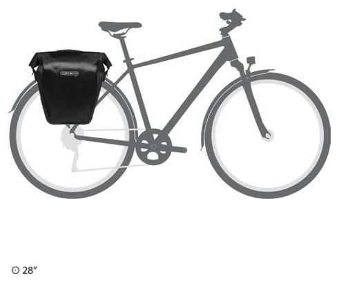 Bolsa para bicicleta Ortlieb Back-Roller Core 20L Negra