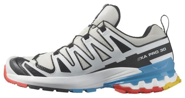 Zapatillas de trail para mujer Salomon XA Pro 3D V9 GTX Blanco Multicolor
