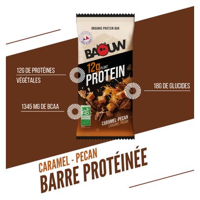 Barre protéinée Bio Baouw Caramel Pécan - 50g