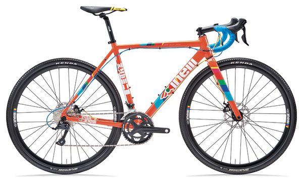 Cinelli Zydeco Lala Gravel Bike Shimano Sora 9S 700 mm Orange Juice Blue 2021