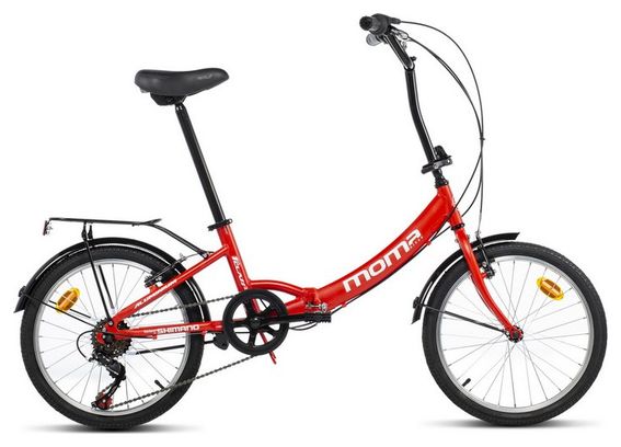 Moma Bikes Bicicleta Plegable Urbana SHIMANO FIRST CLASS 20' Alu, 6V. Sillin Confort 