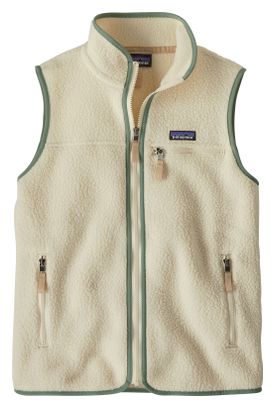 Polar sin mangas Patagonia Retro Pile Beige de mujer