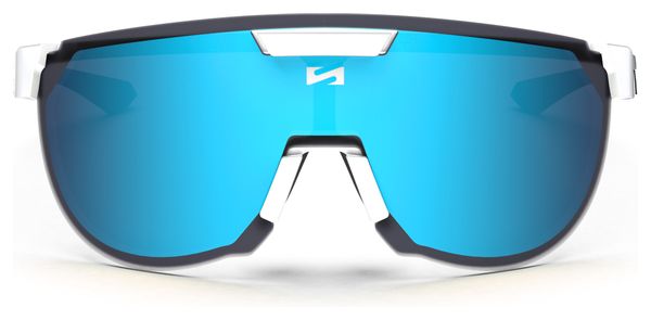 Lunettes Aerotrail Blanc Brillant / Miroir Bleu Scicon Sports