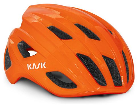 Kask Mojito gewürfelter Fluo Orange Helm