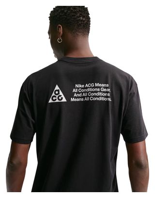 T-Shirt Manches Courtes Nike ACG Noir Homme