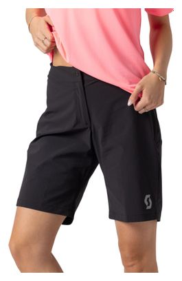 Pantaloncini con rivestimento Scott Vertic LT nero da donna
