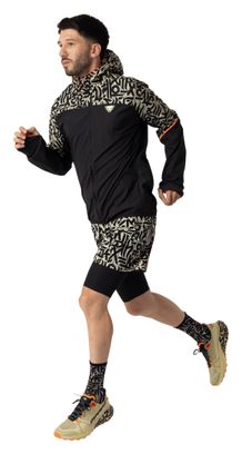 Chaqueta cortavientos Dynafit Trail Wind negra para hombre