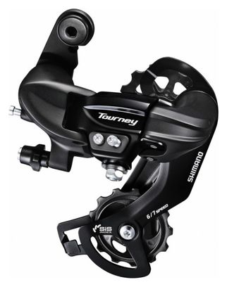 SHIMANO Tourney RD-TY300 6-7-fach Schaltwerk langer Käfig SGS Schwarz (Direktmontage)