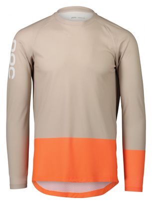 Poc MTB Pure Beige / Oranje Long Sleeve Jersey