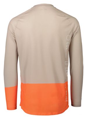 Poc MTB Pure Beige / Orange Long Sleeve Jersey