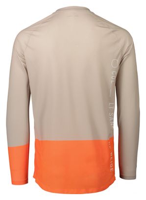 Poc MTB Pure Beige / Oranje Long Sleeve Jersey