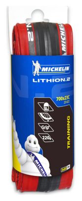 Michelin Tire LITHION 2 700mm Folding Red 