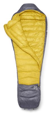 Sacco a pelo RAB Neutrino -18 °C Giallo/Grigio