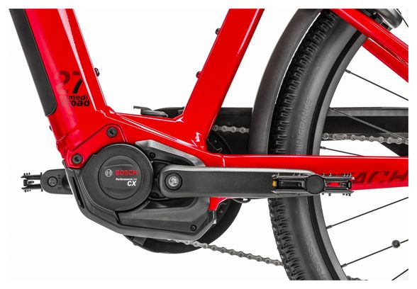 Prodotto ricondizionato - Moustache Electric City Bike Saturday 27 Xroad 5 Open Shimano Deore 10V 625 Wh 27.5'' Red Metal 2022
