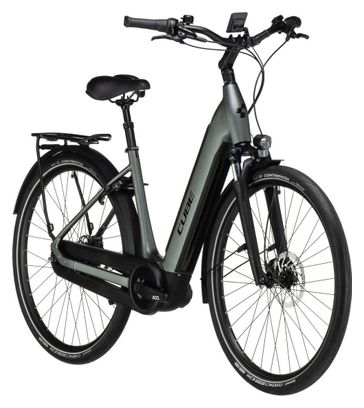 Cube Supreme RT Hybrid Pro 625 Easy Entry Bicicletta elettrica da città Shimano Nexus 8S 625 Wh 700 mm Flash Grey 2023