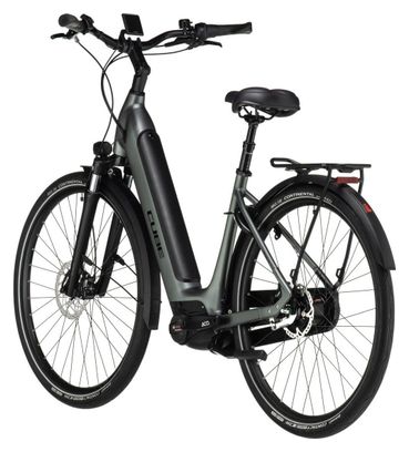 Cube Supreme RT Hybrid Pro 625 Bicicleta eléctrica urbana de fácil acceso Shimano Nexus 8S 625 Wh 700 mm Flash Gris 2023