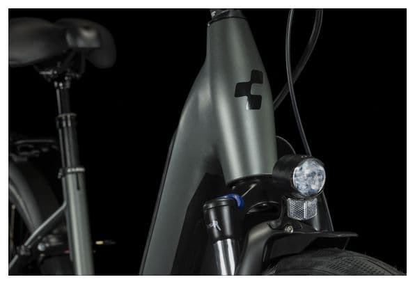 Cube Supreme RT Hybrid Pro 625 Easy Entry Bicicletta elettrica da città Shimano Nexus 8S 625 Wh 700 mm Flash Grey 2023
