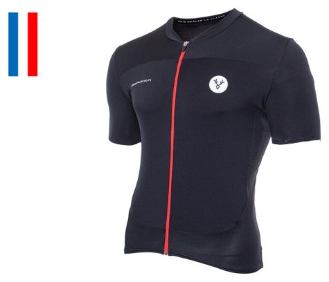 LeBram Galibier Maillot Manga Corta Negro