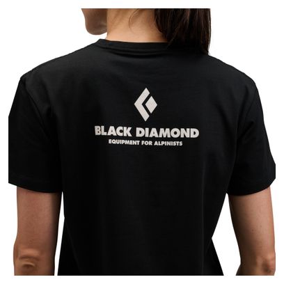 Maglietta Black Diamond Equipment per alpiniste, nera, da donna