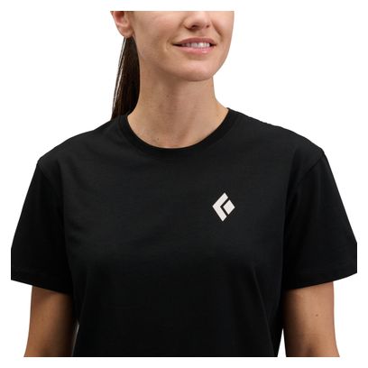 Maglietta Black Diamond Equipment per alpiniste, nera, da donna