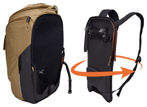 Sac à Dos / Sacoche porte-bagages Thule Paramount 26L Beige Nutria