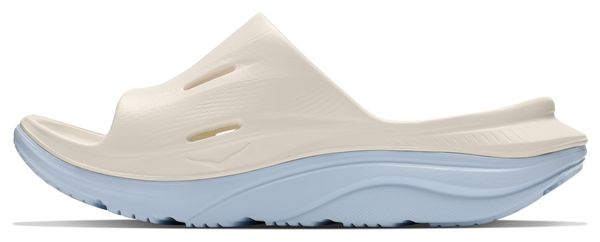 Chaussures de Récupération Hoka Ora Recovery Slide 3 Beige/Violet Unisexe
