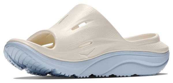 Chaussures de Récupération Hoka Ora Recovery Slide 3 Beige/Violet Unisexe