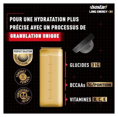 Isostar Long Energy +3H Lemon Isotonic Drink  - 570g