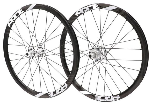 Paire de Roues Carbone Expert Pride Gravity SL Gloss Disc 28h Polish