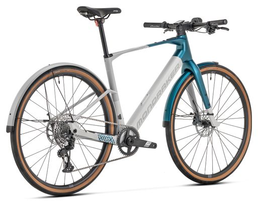 Mondraker Dusty X Bicicleta eléctrica urbana Sram Apex 12S 350 Wh 700 mm Gris/Azul