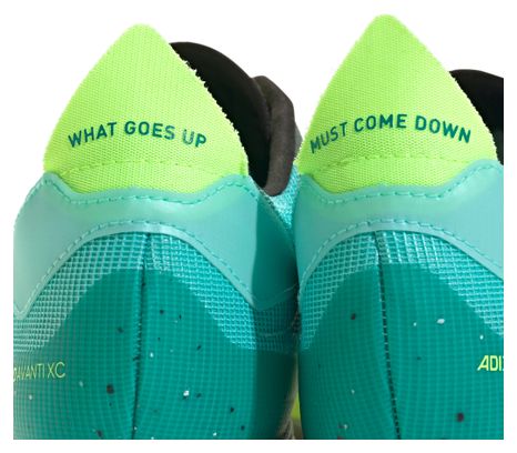 Adidas Performance Adizero Avanti XC Blue/Yellow Unisex Track and Field Shoes