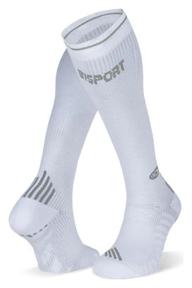 Chaussettes de Compression BV Sport Run Compression Blanc/Gris 