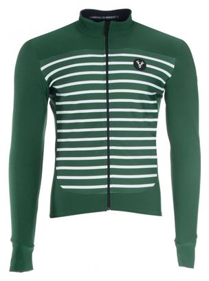 Maillot Manches Longues LeBram Ventoux Vert Coupe Ajustée