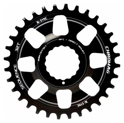 Chromag Chainring Sequence RFC Direct Mount - Negro