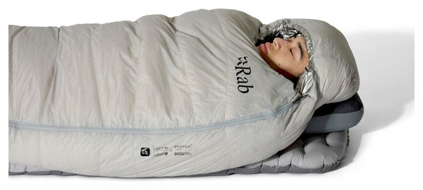 Sacco a pelo Rab Mythic Ultra -12 °C Grigio