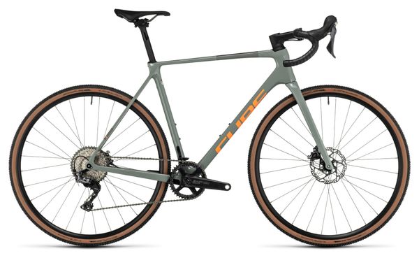Cube Cross Race C:62 Pro Cyclocross Bike Shimano GRX 11S 700 mm Swamp Grey Green