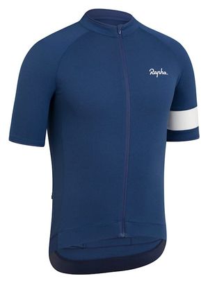 Rapha Core Korte Mouw Trui Marineblauw
