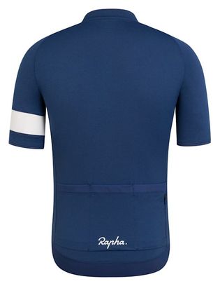 Rapha Core Korte Mouw Trui Marineblauw