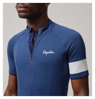 Rapha Core Korte Mouw Trui Marineblauw