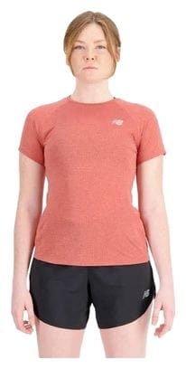 Maillot manches courtes Femme New Balance Impact Run Rose