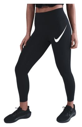 Nike Tempo Swoosh Run 7/8-Strumpfhose, schwarz, für Damen