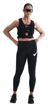 Nike Tempo Swoosh Run 7/8-Strumpfhose, schwarz, für Damen