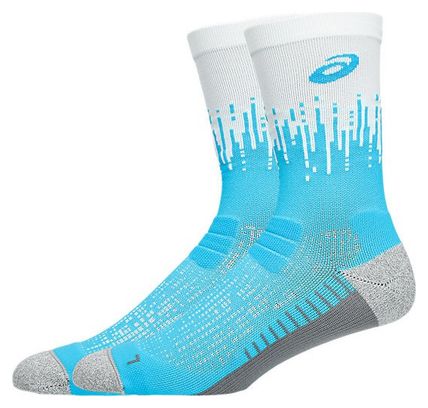 Chaussettes Asics Performance Run Crew Blanc/Bleu