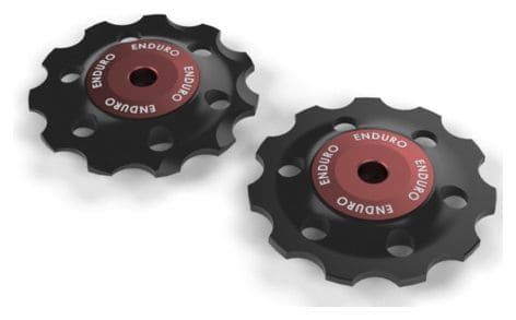Roulette de dérailleur Bearings Jockey wheel set ZERØ-Shimano 11 speed-Red