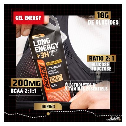 Energie-Gel „Long Energy +3H“ Orange – 40 g
