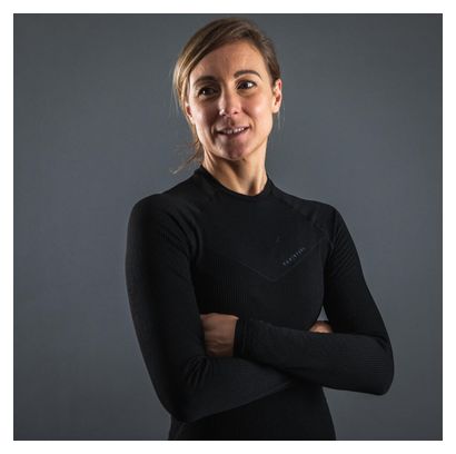 Baselayer a manica lunga da donna Van Rysel Race Black